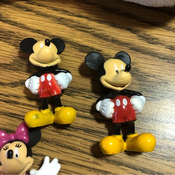 Disney mini figures Mickey Minnie Donald Goofy and Maleficent- set of 9 - Picture 2 of 11